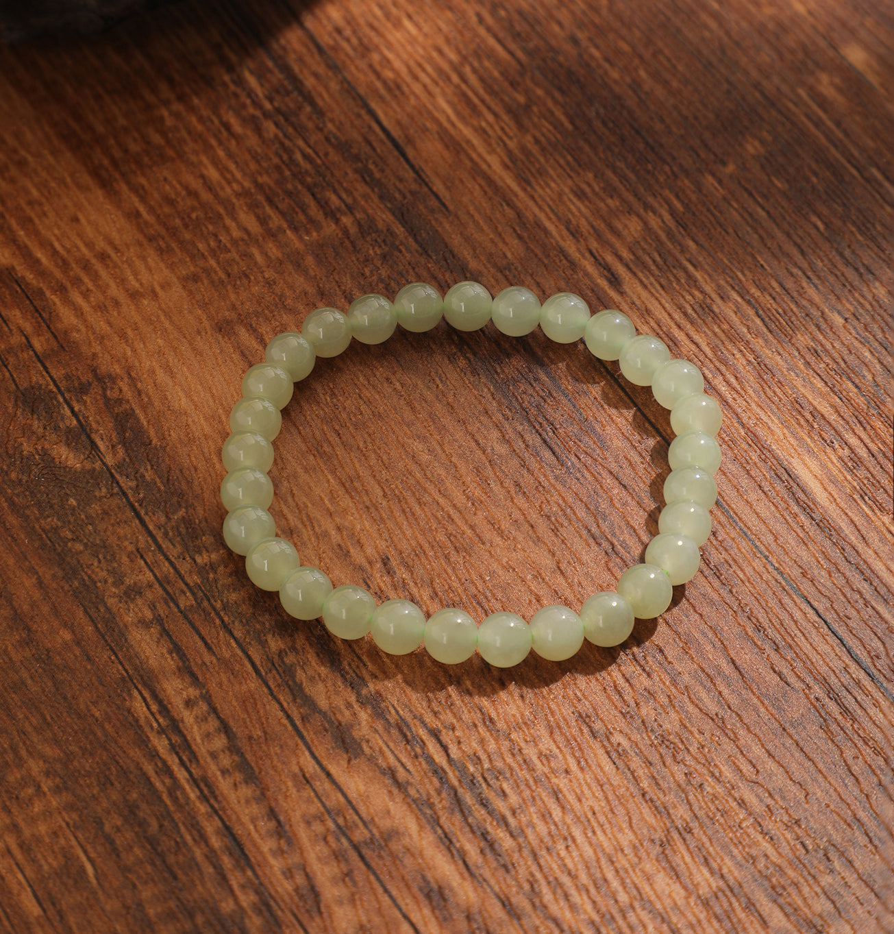 The round Hetian Jade bracelet